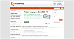 Desktop Screenshot of e-stavebniny.cz