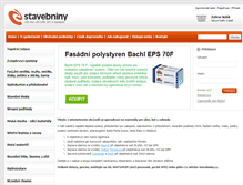 Tablet Screenshot of e-stavebniny.cz